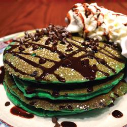 LUCKY MINT CHIP PANCAKES