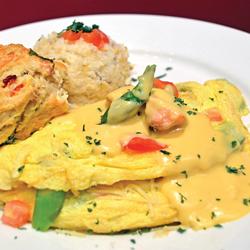 SALMON BENEDICT OMELET