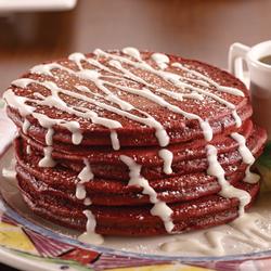 RED VELVET PANCAKES